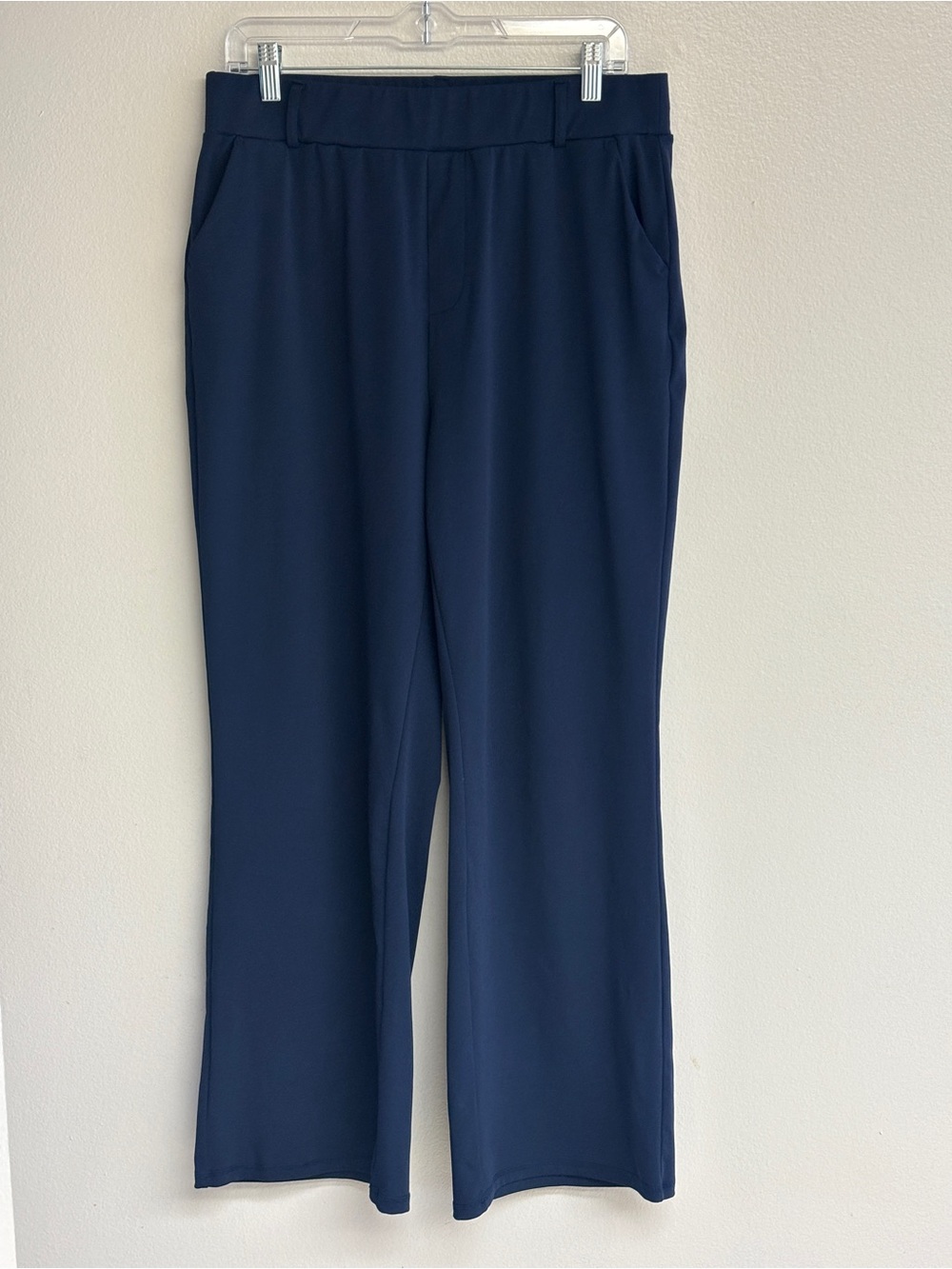 Amazon Wide Leg Pull-On Pants in Navy